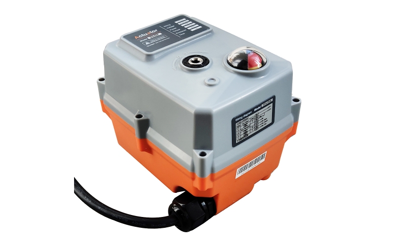 50Nm Electric Motorized Actuator with Brushless Motor Connection face ISO5211 F05,F07