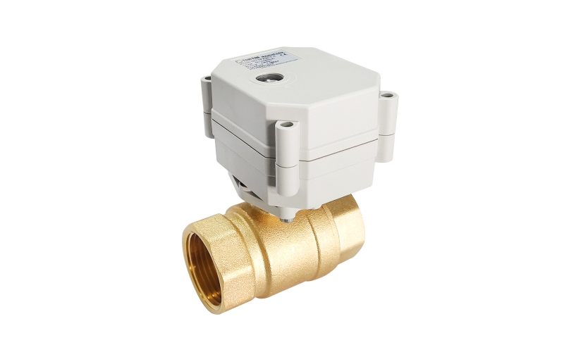 3Nm Electric Valve 2 Way Brass with Position indicator only size from DN8 to DN32