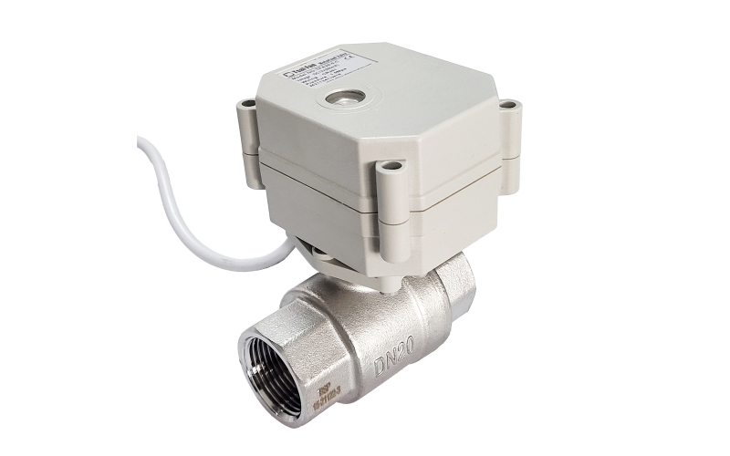 3Nm 2 Way Stainless Steel 304 Electric Valve with Position indicator only size from DN8 to DN25