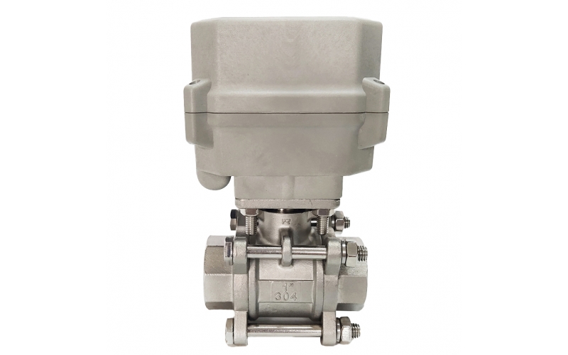 15Nm Quick Open(2 Seconds Open/Close) high pressure IP68 SS304 3-pieces type Electric Ball Valve