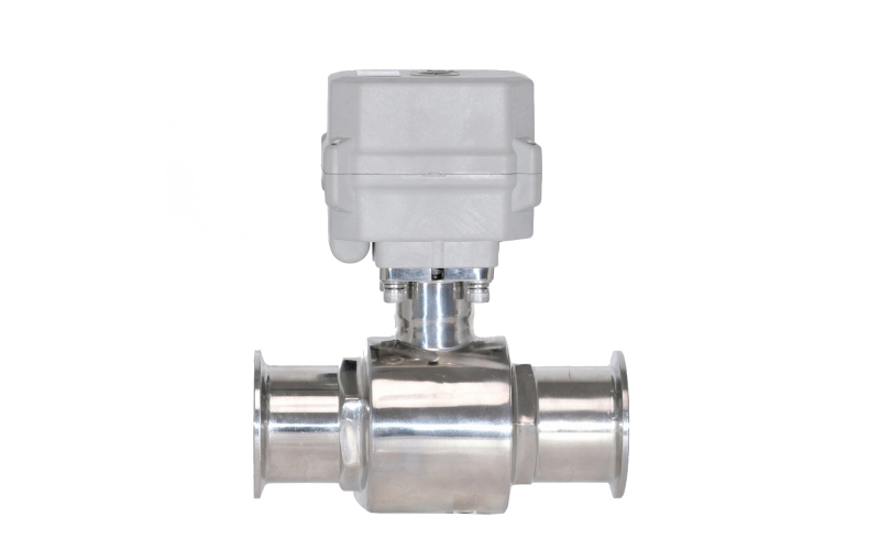 15Nm TFA150 Series Tri-clamp Electric Ball Valve Sanitary SS304/316/316L