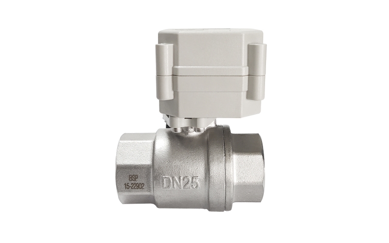 3Nm SS304 Electric Proportional Water Valve, with analog control signal 0-5V, 0-10V, 4-20mA